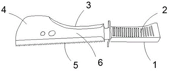 一种锻造一体成型砍柴刀的制作方法