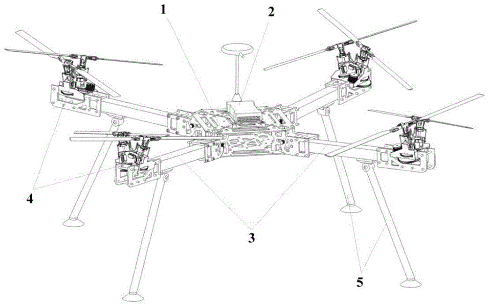 一种模块化交叉式多旋翼飞行器的制作方法