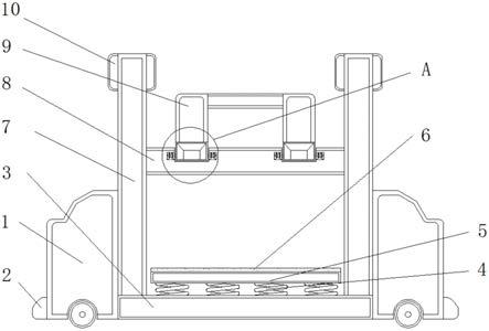 一种卸货方便的物流搬运用AGV小车的制作方法