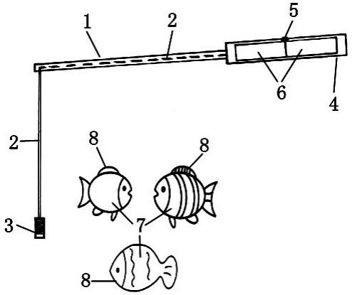 电磁铁钓鱼玩具的制作方法