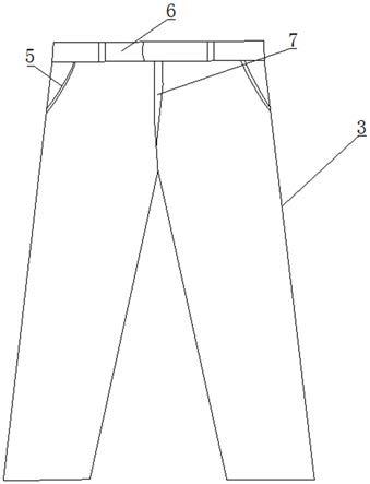 一种可调裤腰大小的西装裤的制作方法