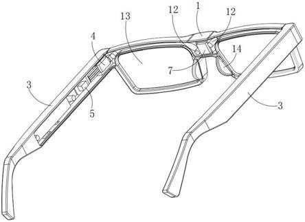 一种具有骨传导的眼镜结构的制作方法