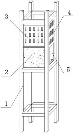 一种铺设简便安全性高的免架体外用电梯全自动栈桥的制作方法