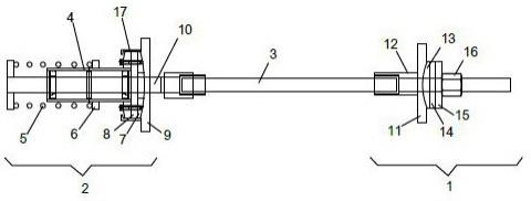 高阻尼带变位的防落梁装置的制作方法