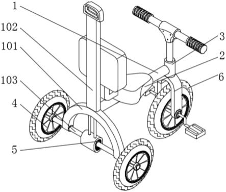 一种具有防打滑功能的童车车轮的制作方法