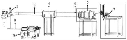 一种可进行稳态和过渡态实验测量的排气扩压器气动性能测量实验台的制作方法