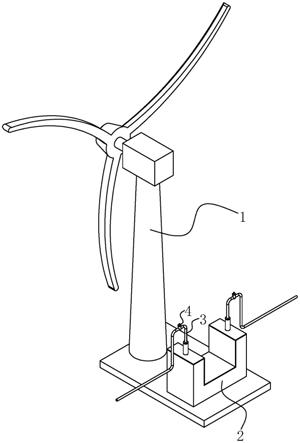 一种垂直轴风电发电机的制氢控制装置的制作方法