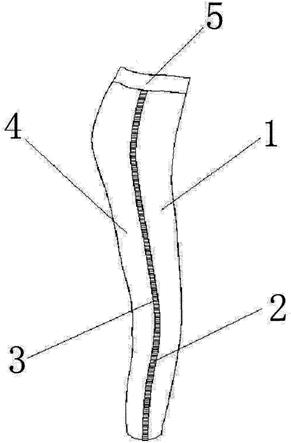 一种无骨位缝合的无痕裤的制作方法