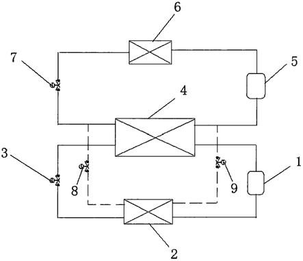 复叠式热泵系统的制作方法