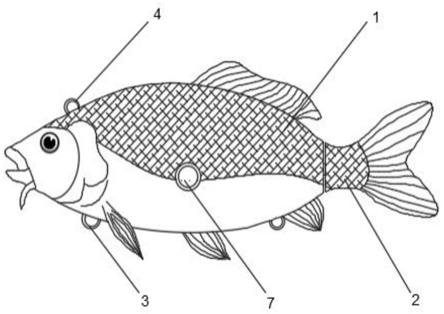 一种便捷游动的仿生鱼饵及其使用方法与流程