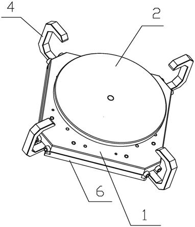 一种针对方形法兰焊接后变形的矫正装置的制作方法