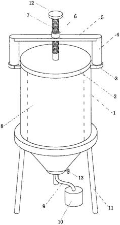 一种小型便携玉米大豆混合青贮发酵罐的制作方法