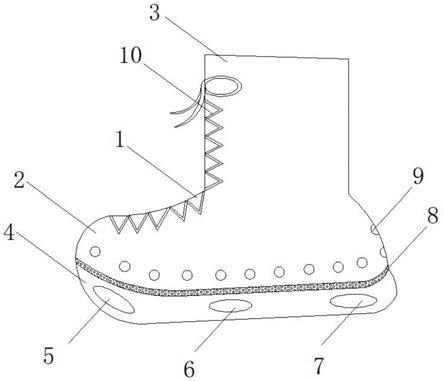 一种减震气囊登山靴的制作方法