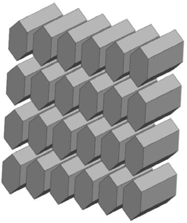 一种用于激光选区熔化成形块状支撑的省粉结构设计方法与流程