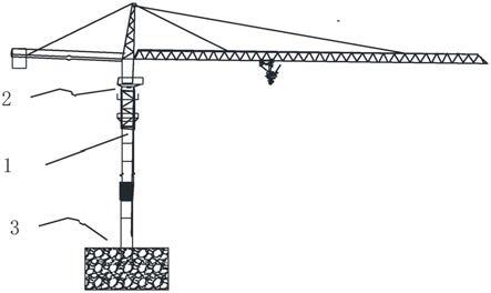 一种自动监测塔吊垂直度的装置的制作方法