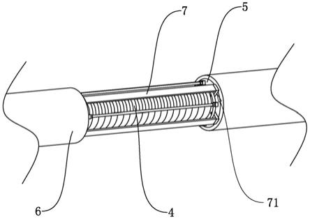 一种实现预制保温架空蒸汽管道内滑动的架设结构的制作方法