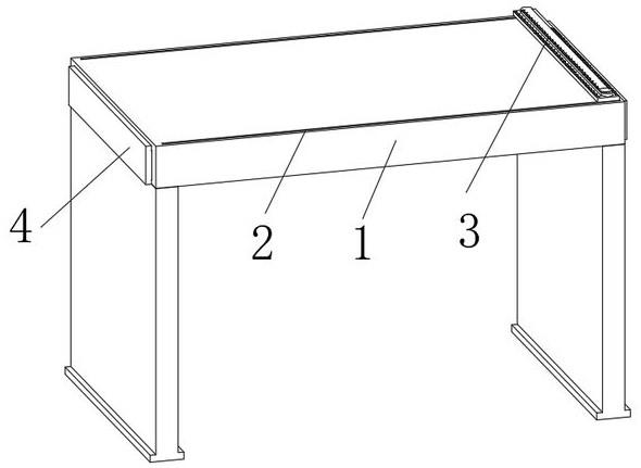 一种装修设计用便于测量的绘图桌的制作方法