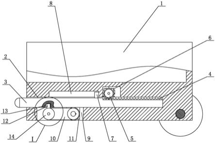 折叠电动车拉杆伸缩装置的制作方法