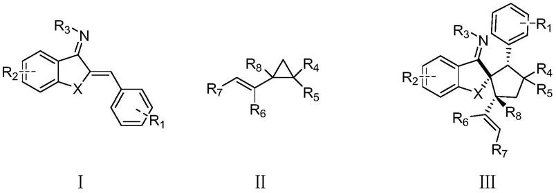 一种通过路易斯酸催化[3+2]环加成反应合成螺环类化合物的方法与流程
