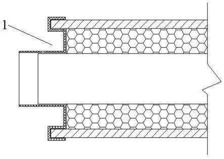 一种热力管道端面防水密封构件及对接密封结构的制作方法