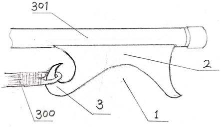 一种马头琴专用弓柄、琴弓及马头琴的制作方法
