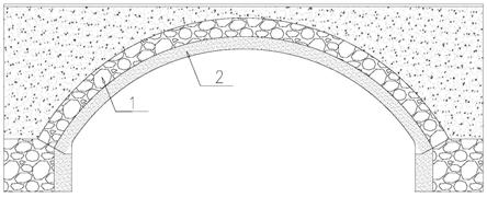 一种采用钢纤维自应力混凝土加固石拱桥的方法与流程