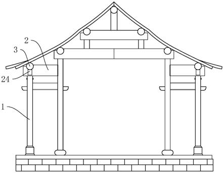 一种仿古建筑的装配式柱梁结构的制作方法