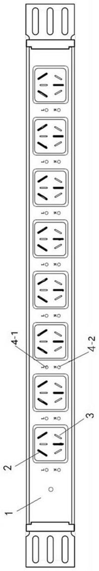 一种机柜用电源分配插座的制作方法