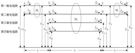 一种非全线平行四回线路零序分布参数的非解耦测量方法与流程
