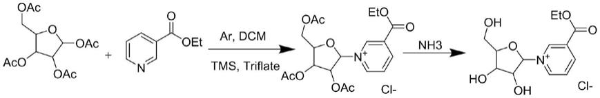 一种β-烟酰胺核糖氯化物的制备方法与流程