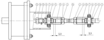 一种用于减小偏载角的压气机IGV调节装置的制作方法