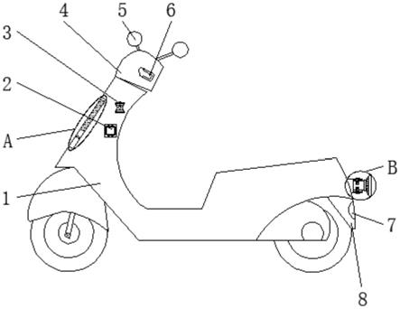 一种基于毫米波雷达的摩托车用超车预警装置的制作方法