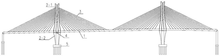 一种单索面混凝土半漂体系斜拉桥的制作方法