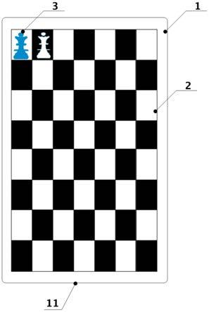 一种国际象棋装饰画的制作方法