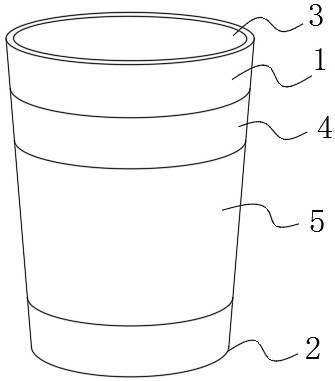 一种自带茶叶可反复冲泡的一次性茶纸杯的制作方法