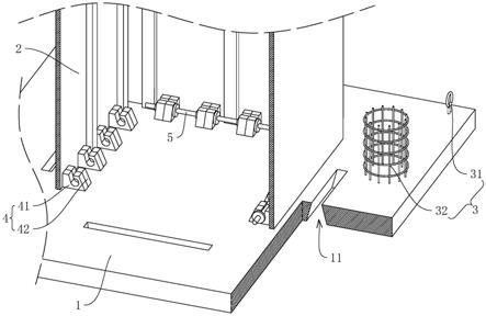 一体浇筑成型电梯井浇筑模板的制作方法