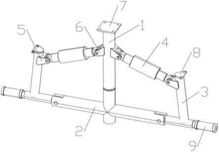 单臂独轴式悬挂的制作方法