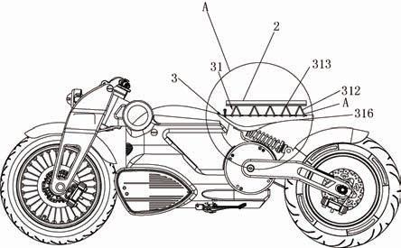 越野摩托车坐垫结构的制作方法