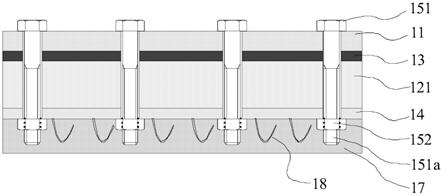 焦化厂拦焦车底板的耐温隔热结构的制作方法