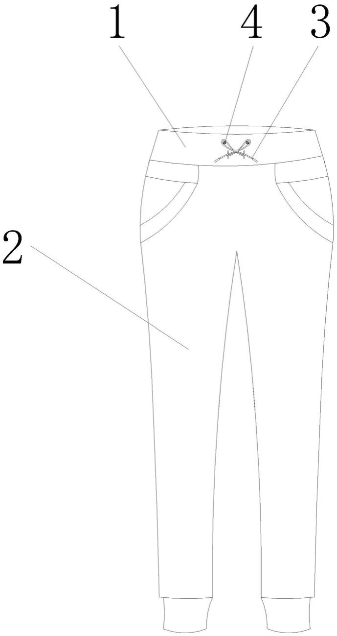 一种针织女式长裤的制作方法