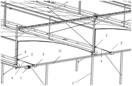 温室用齿轮式多顶窗同步驱动装置的制作方法