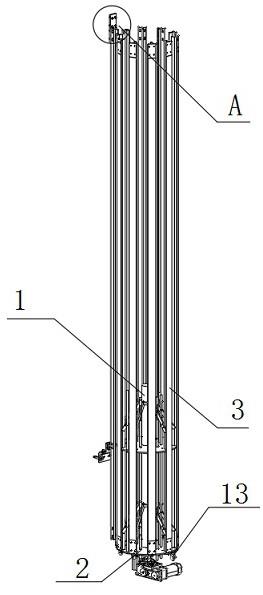 一种圆盘式电梯铺轨主轨安装的圆盘推杆机构的制作方法