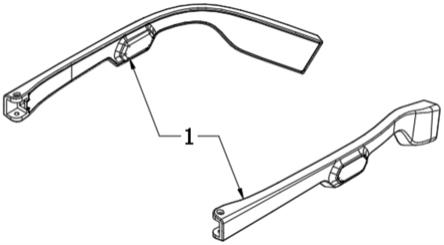 一种可隐藏布线的智能眼镜柔性镜腿的制作方法