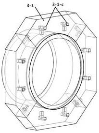 连接圆形综合管廊的十字交叉枢纽舱的制作方法