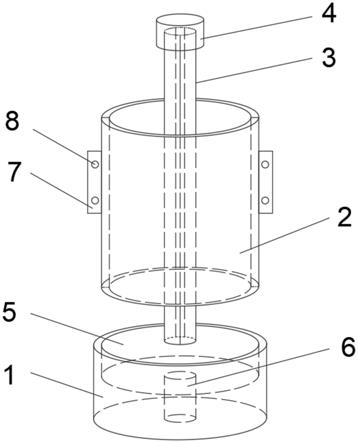 一种中空圆柱体型试件浇筑模具的制作方法