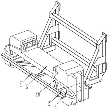 一种滚床升降机用滚床托架的制作方法