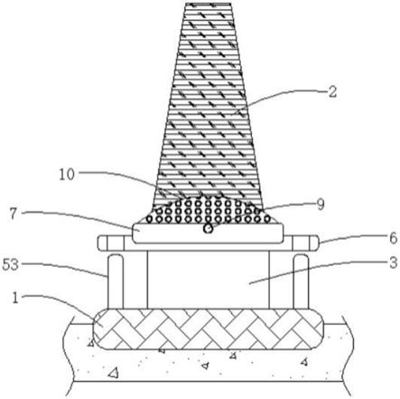 一种广电工程发射塔支撑装置的制作方法