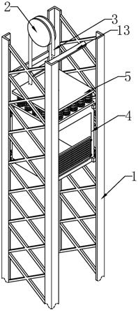 施工升降机轿厢防冲顶装置的制作方法