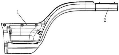 一种单排、排半驾驶室通用的翼子板结构的制作方法