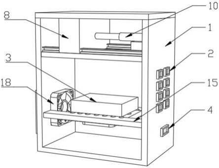 一种气体柜用具有防尘功能的光纤测温装置的制作方法